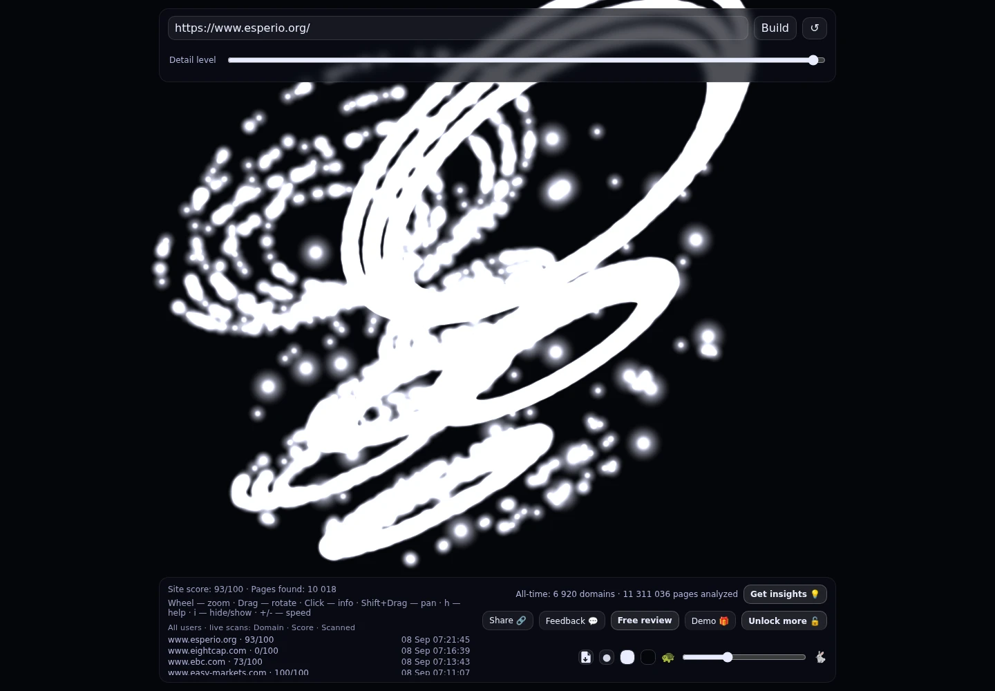 Esperio &middot; граф Radar (RADAR_GRAPH)