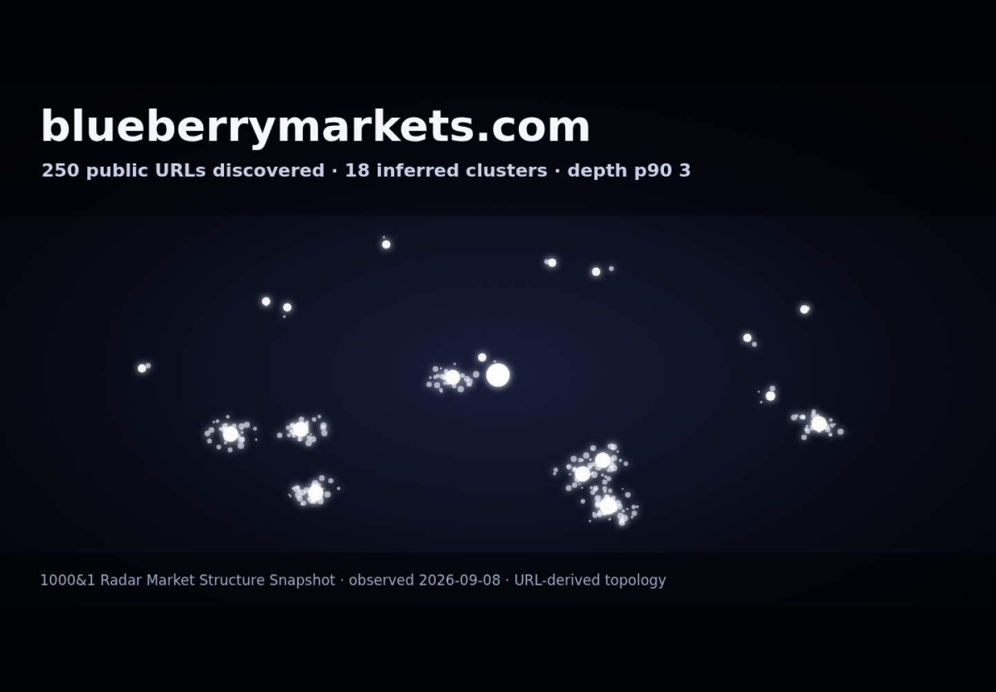 Blueberry Markets &middot; RADAR_GRAPH