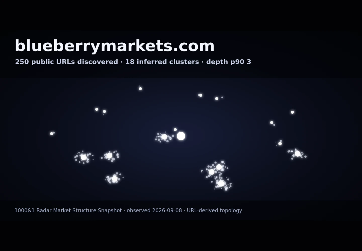 Blueberry Markets &middot; граф Radar (RADAR_GRAPH)