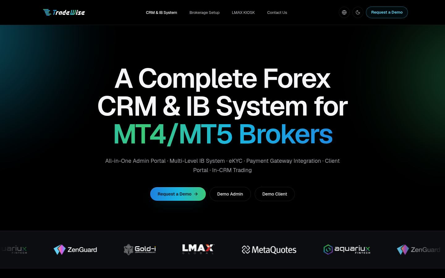 Tradewise · HOMEPAGE_SCREENSHOT