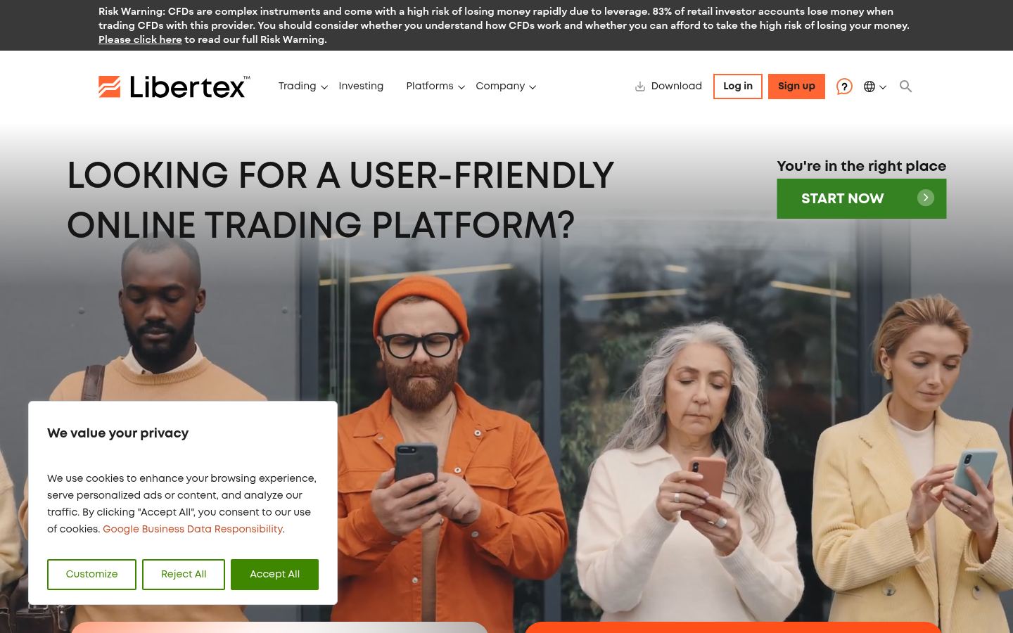 Libertex &middot; HOMEPAGE_SCREENSHOT