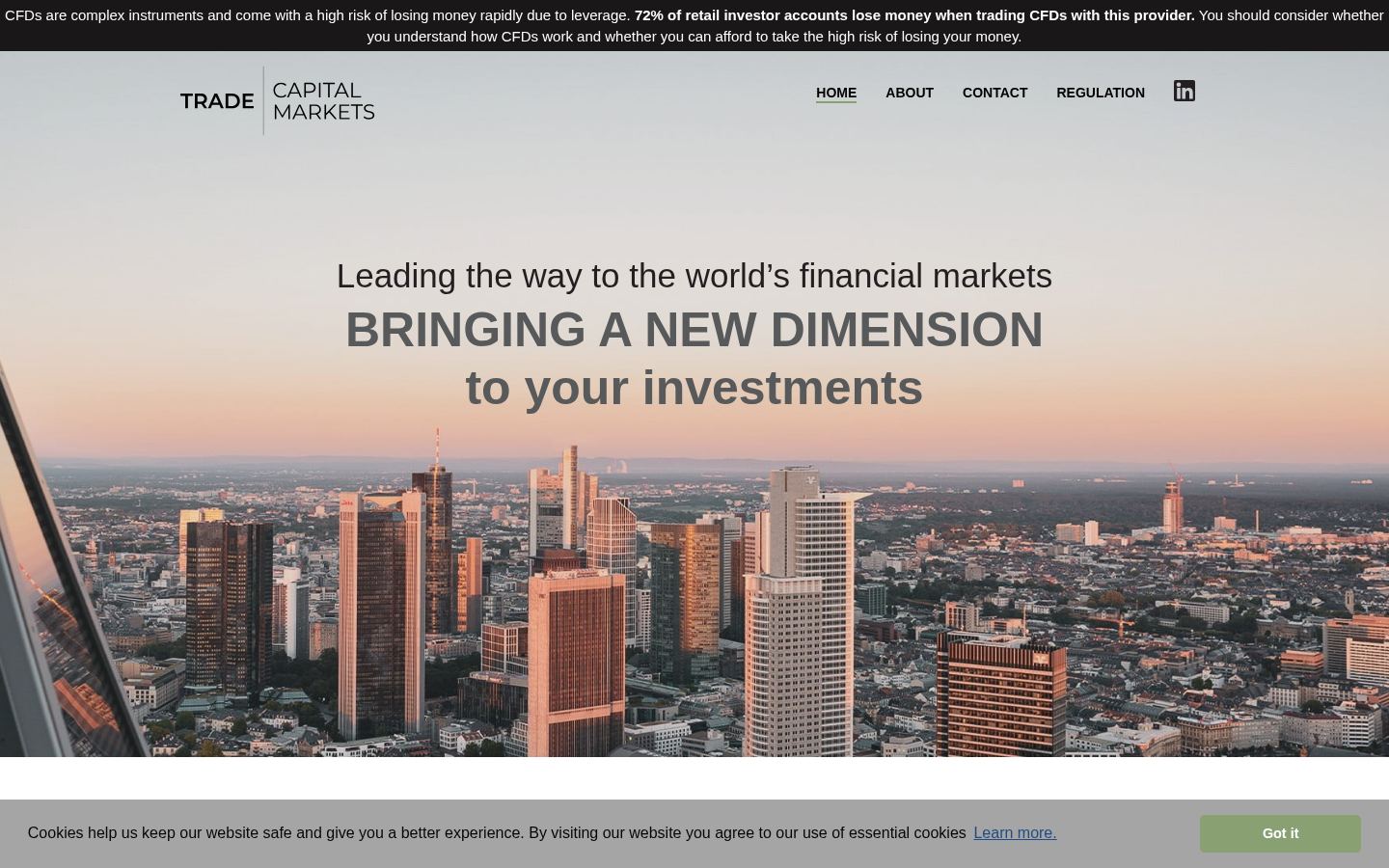 Trade Capital Markets &middot; HOMEPAGE_SCREENSHOT