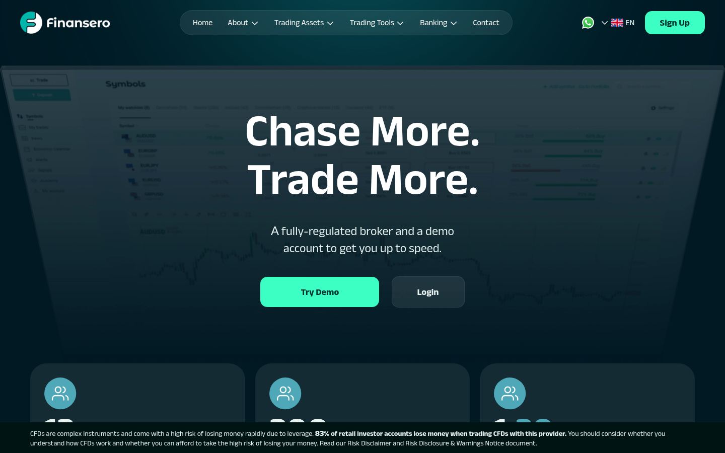 Finansero · HOMEPAGE_SCREENSHOT