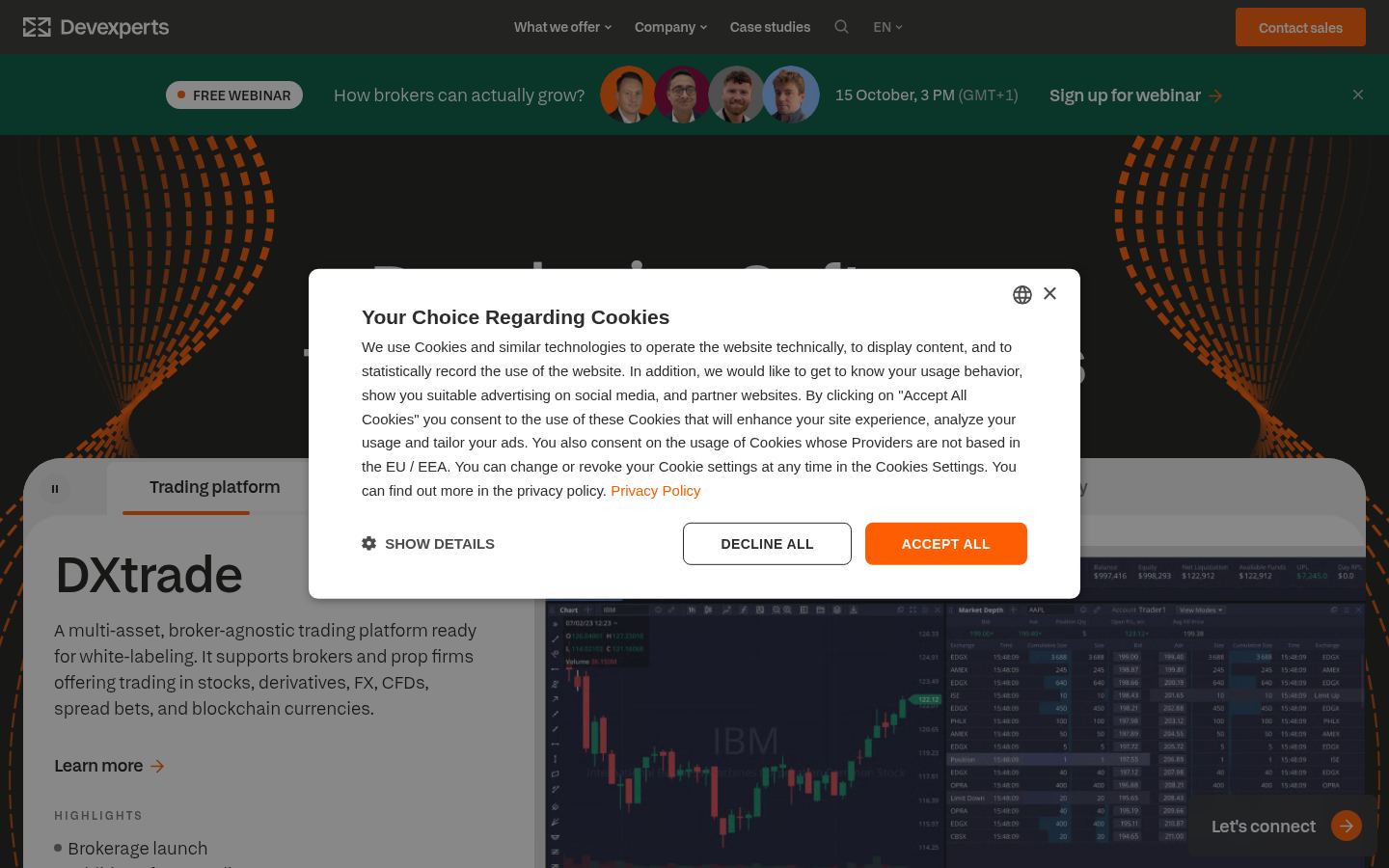 Devexperts &middot; HOMEPAGE_SCREENSHOT