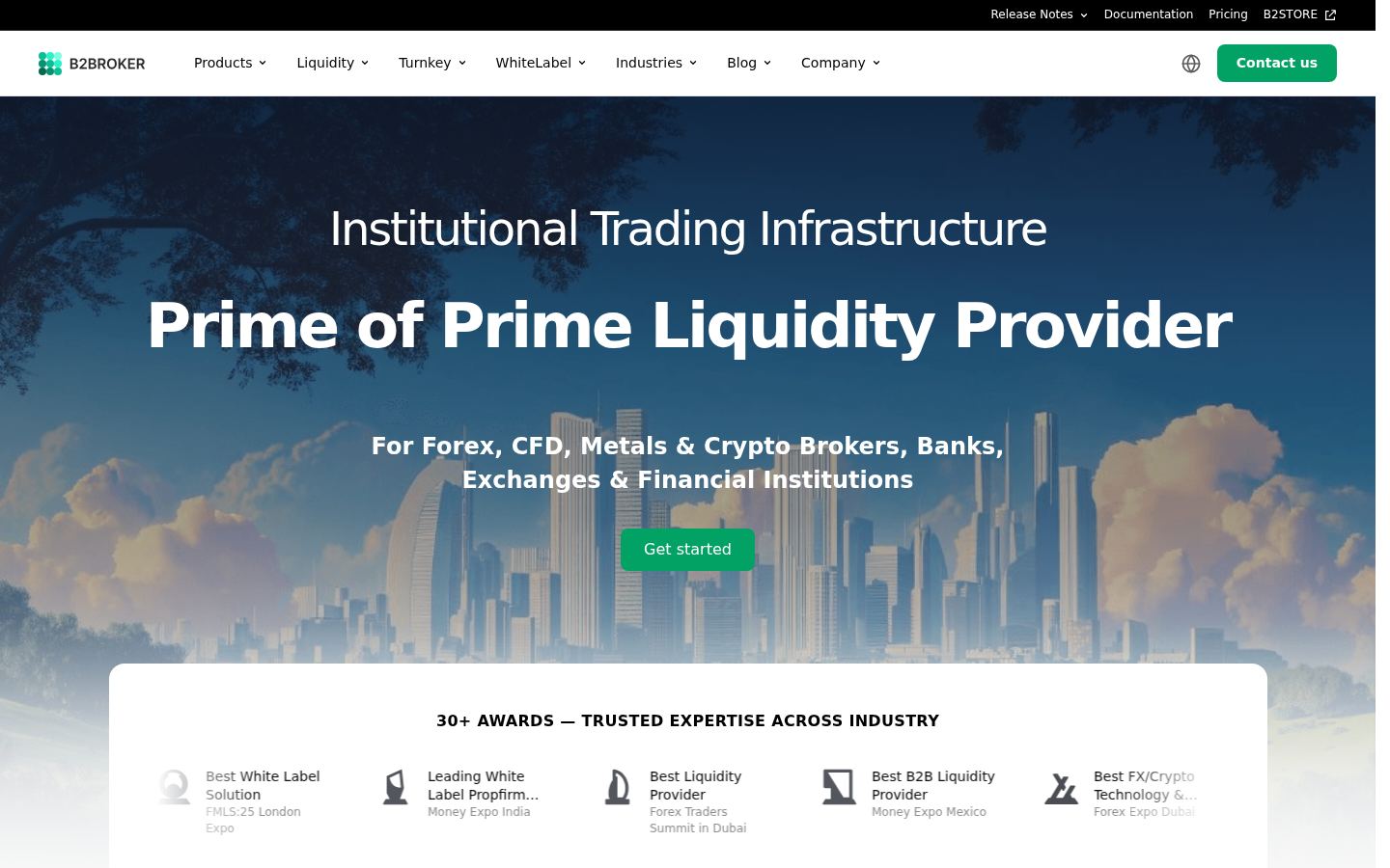 B2BROKER &middot; HOMEPAGE_SCREENSHOT