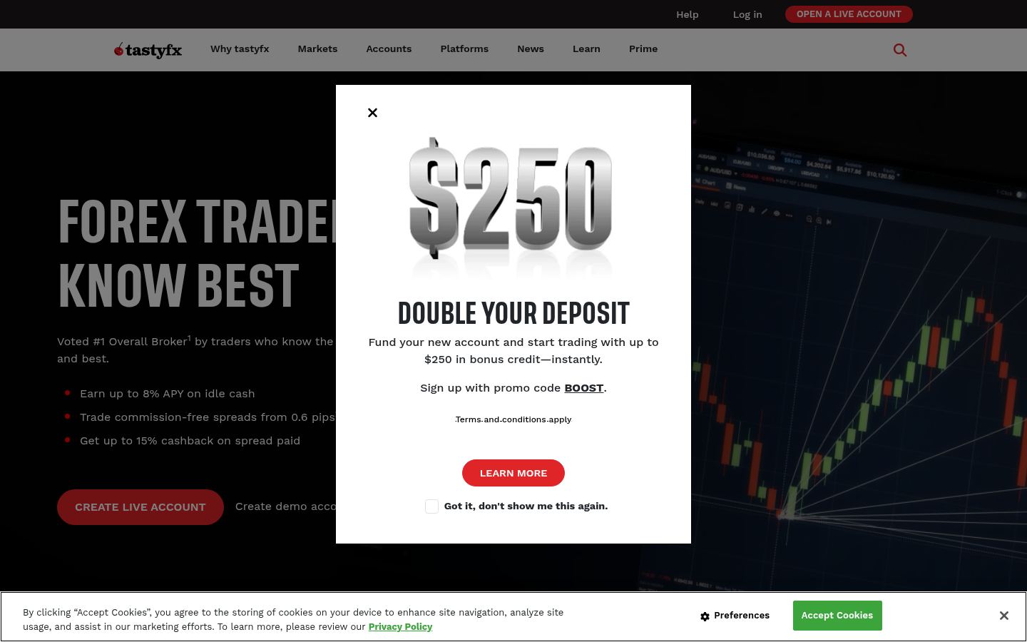 tastyfx &middot; HOMEPAGE_SCREENSHOT
