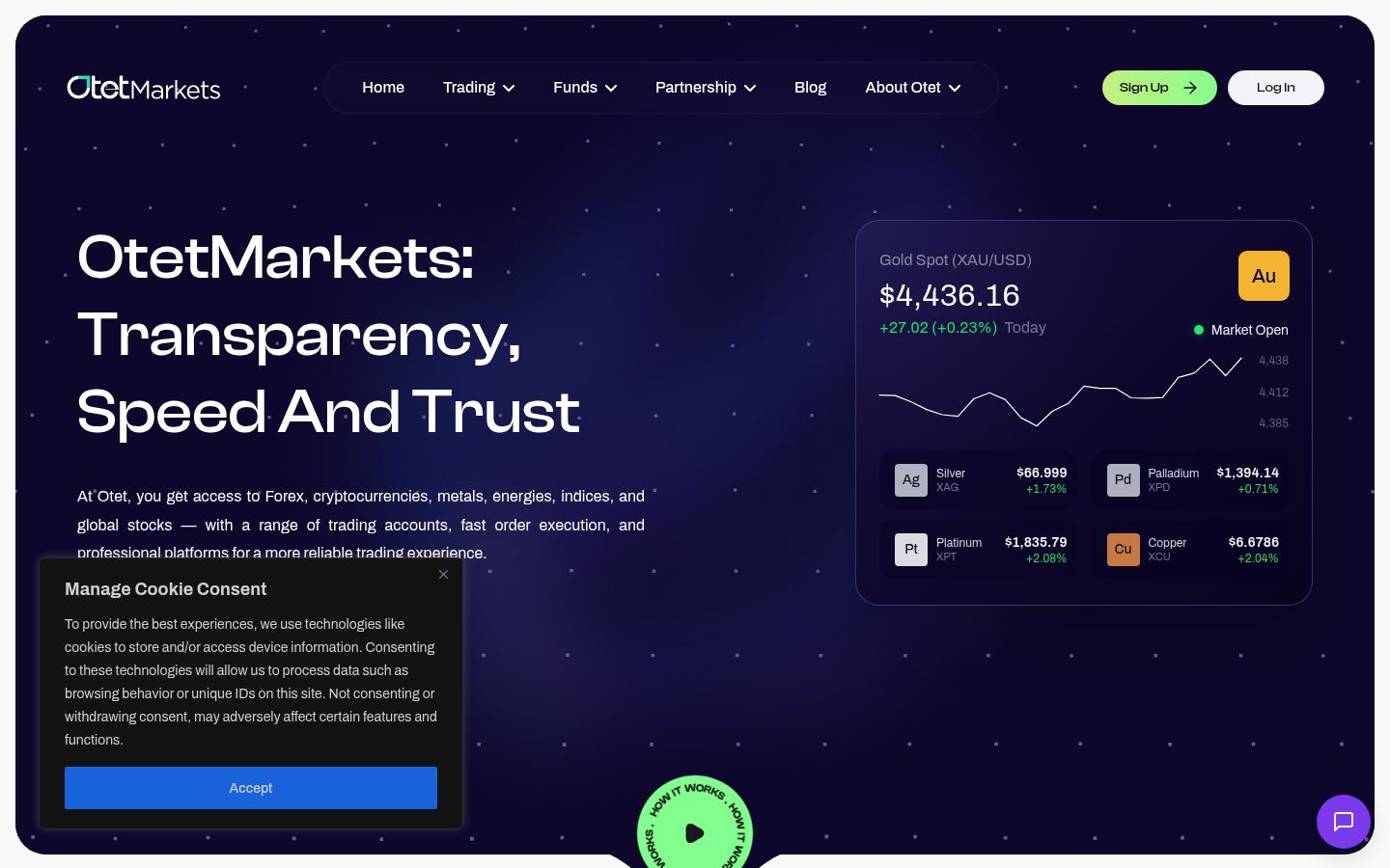 Otet Markets &middot; HOMEPAGE_SCREENSHOT