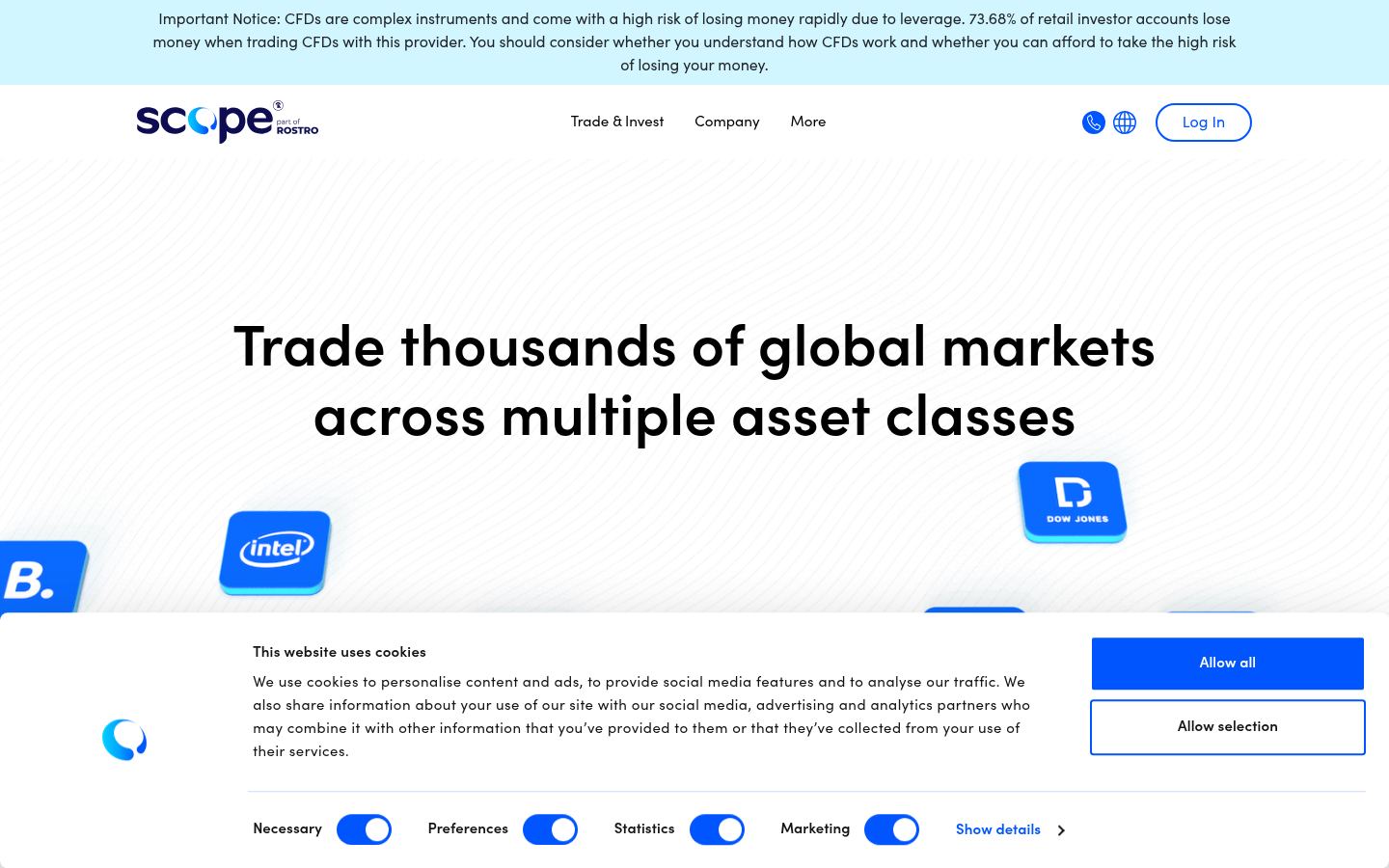 Scope Markets &middot; HOMEPAGE_SCREENSHOT