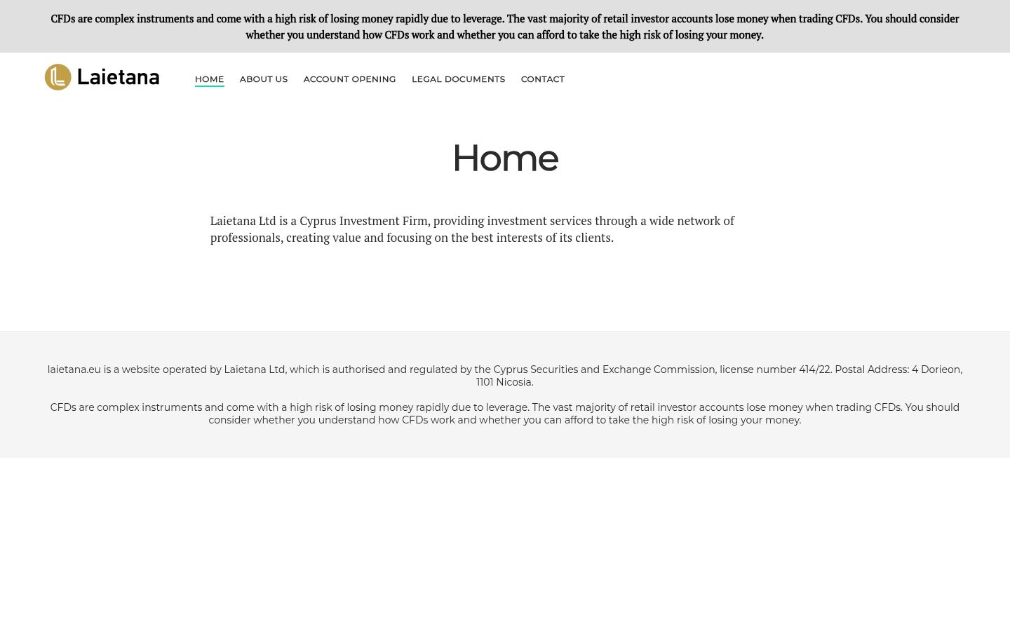 Laietana &middot; HOMEPAGE_SCREENSHOT