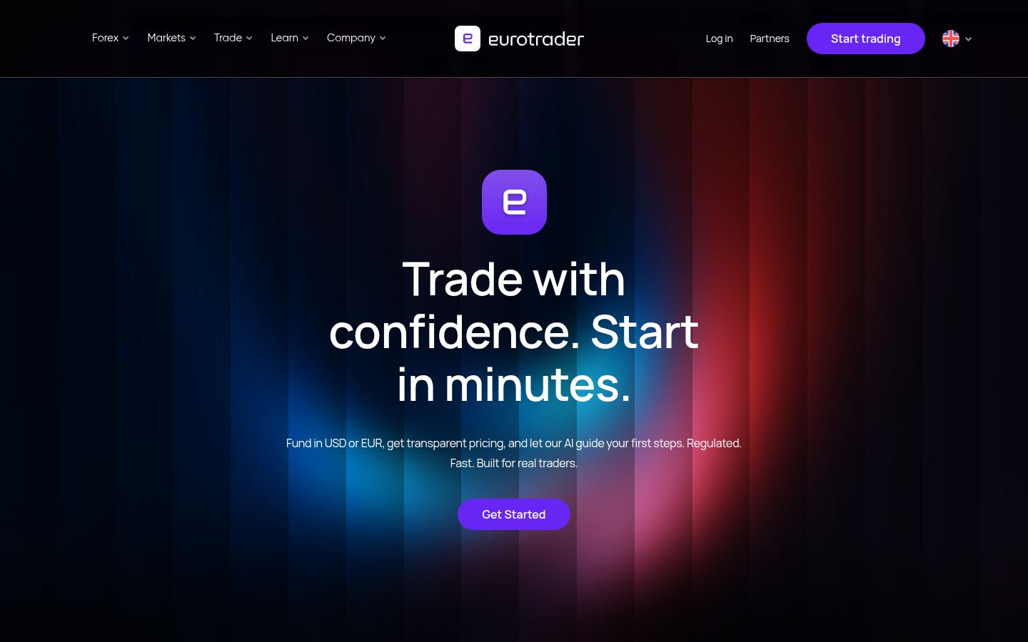 Eurotrader &middot; HOMEPAGE_SCREENSHOT