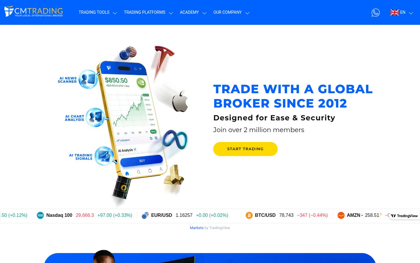 CMTrading &middot; HOMEPAGE_SCREENSHOT