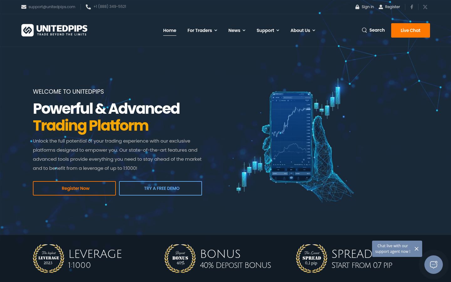 UnitedPips &middot; HOMEPAGE_SCREENSHOT