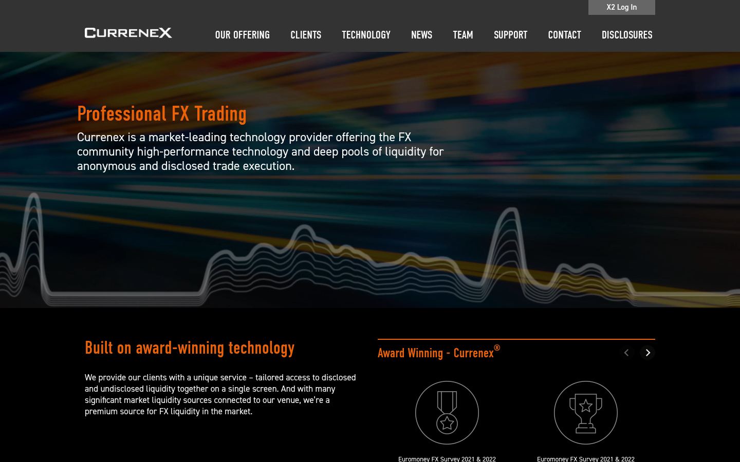 Currenex &middot; HOMEPAGE_SCREENSHOT
