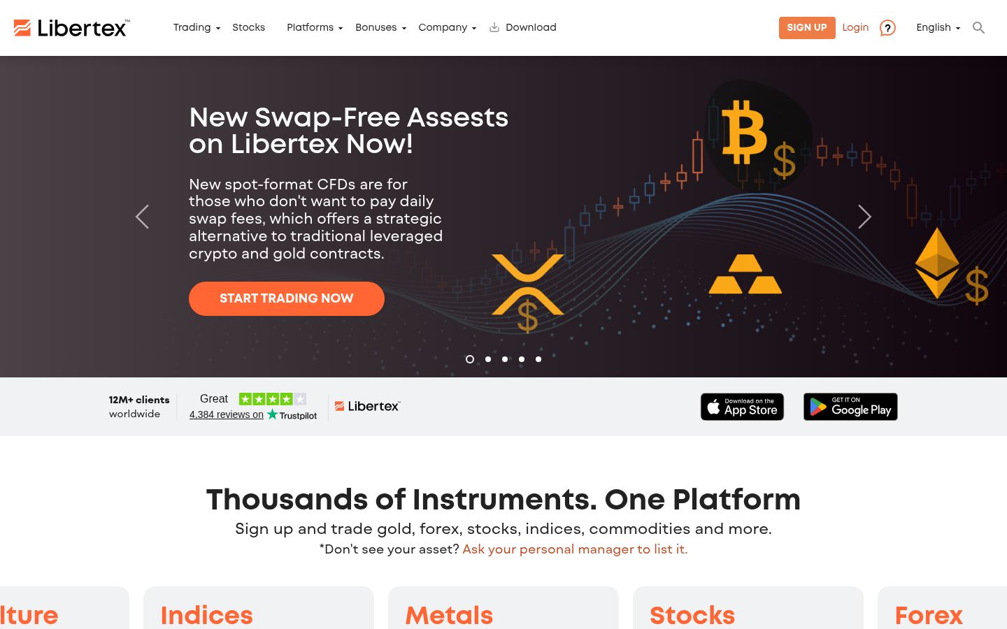 Libertex · HOMEPAGE_SCREENSHOT