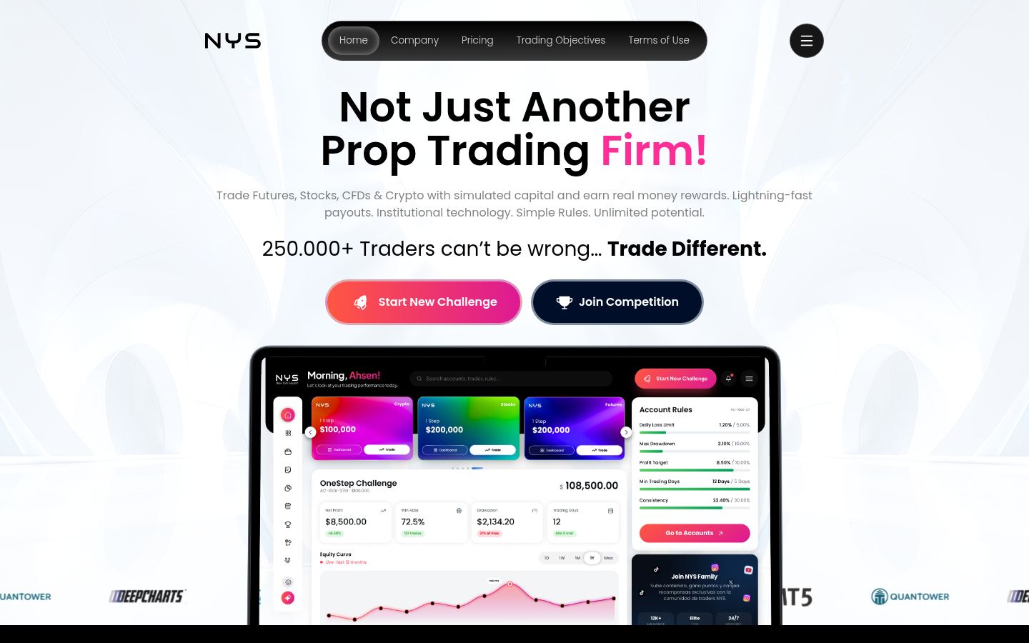 NYS Markets &middot; снимок главной страницы (HOMEPAGE_SCREENSHOT)