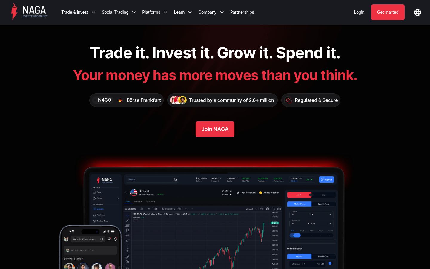 NAGA Markets &middot; HOMEPAGE_SCREENSHOT