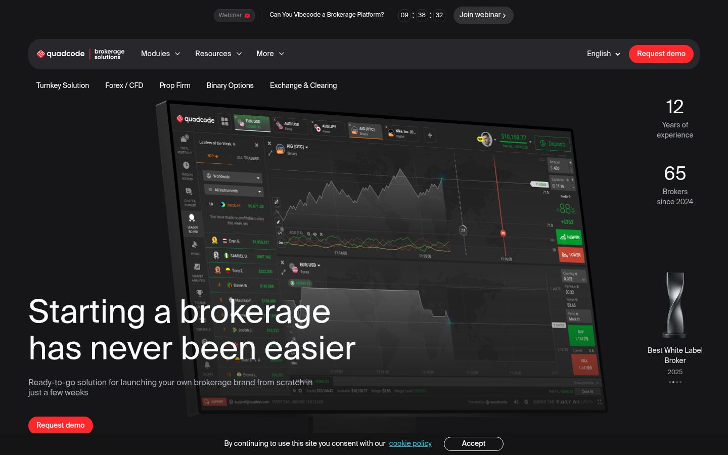 Quadcode &middot; HOMEPAGE_SCREENSHOT