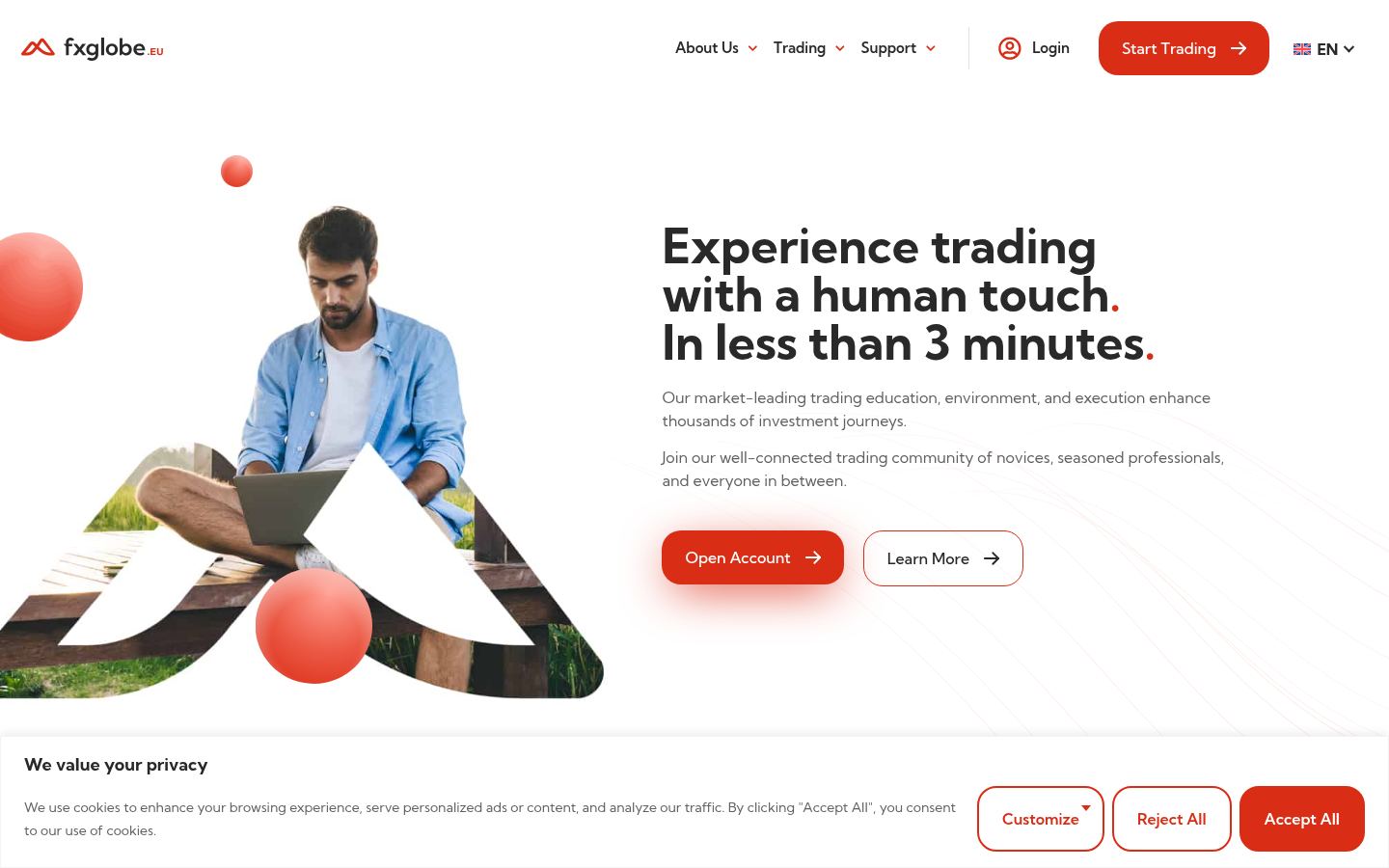 FXGlobe &middot; HOMEPAGE_SCREENSHOT