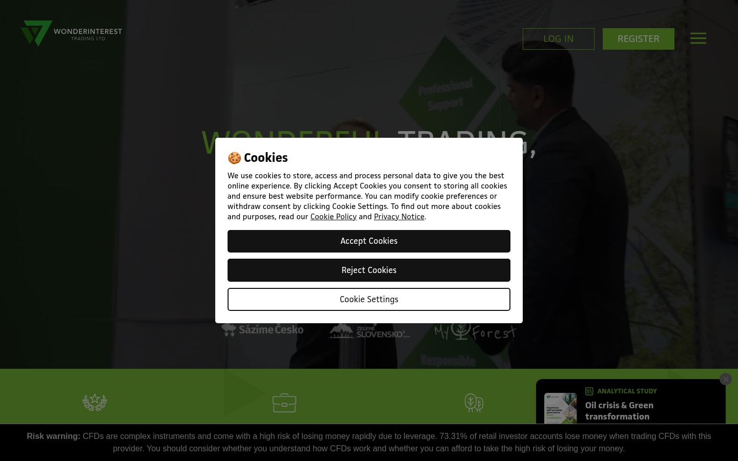 Wonderinterest &middot; HOMEPAGE_SCREENSHOT