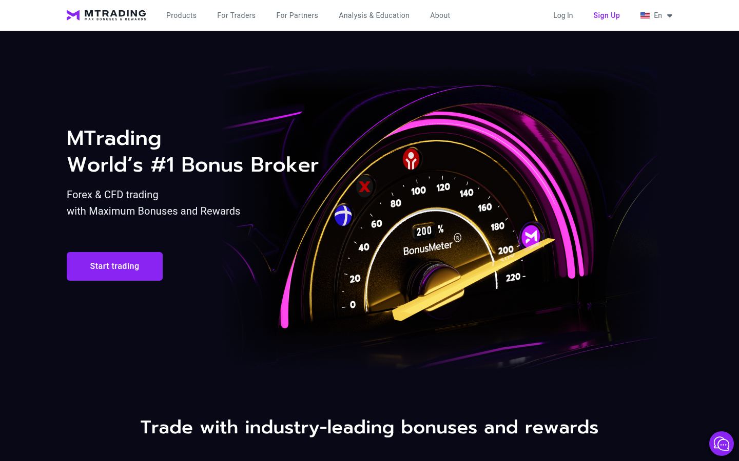 MTrading &middot; HOMEPAGE_SCREENSHOT