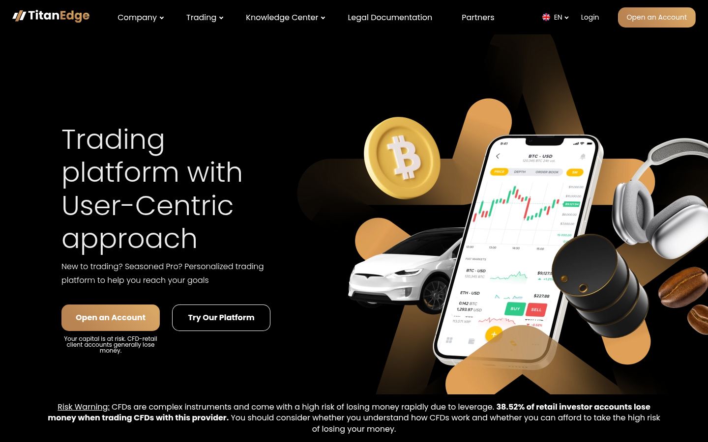 Titanedge Securities &middot; снимок главной страницы (HOMEPAGE_SCREENSHOT)