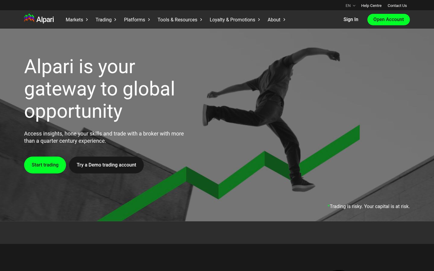 Alpari &middot; HOMEPAGE_SCREENSHOT