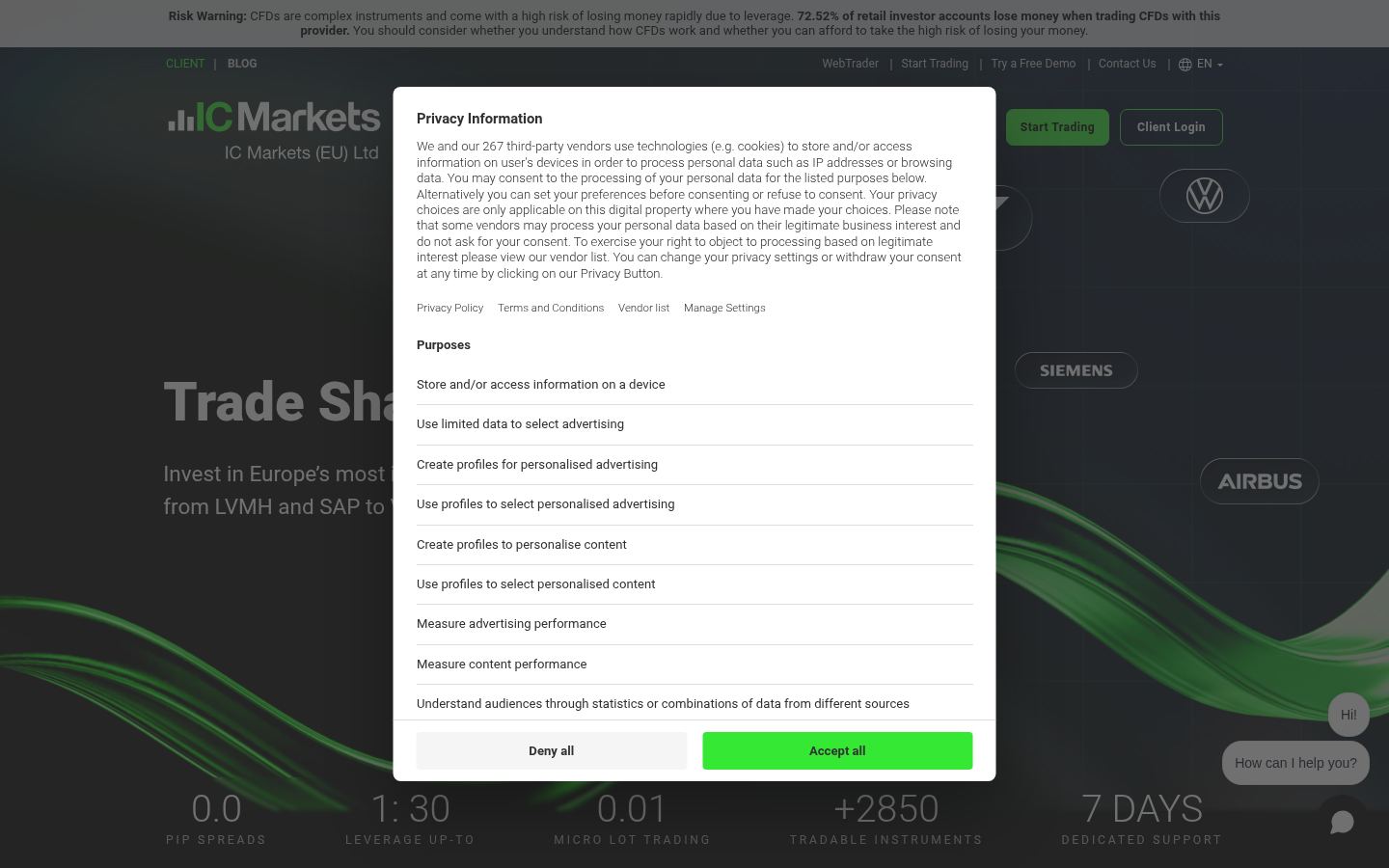 IC Markets &middot; HOMEPAGE_SCREENSHOT