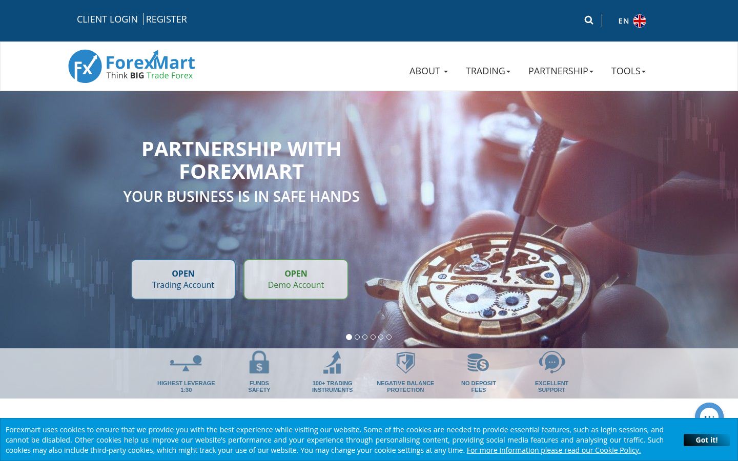 ForexMart &middot; HOMEPAGE_SCREENSHOT