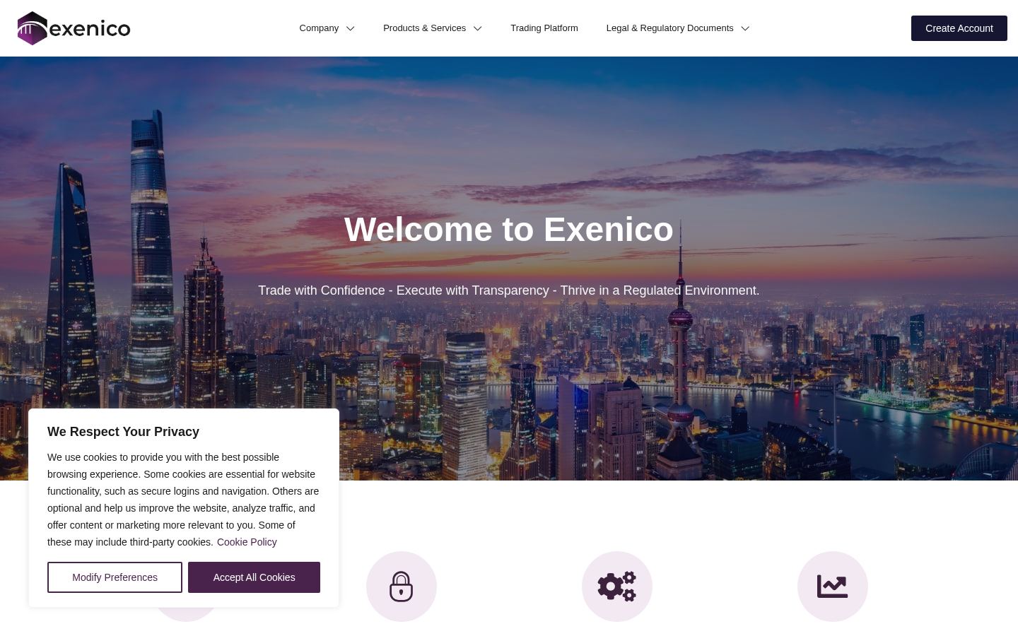 Exenico &middot; HOMEPAGE_SCREENSHOT