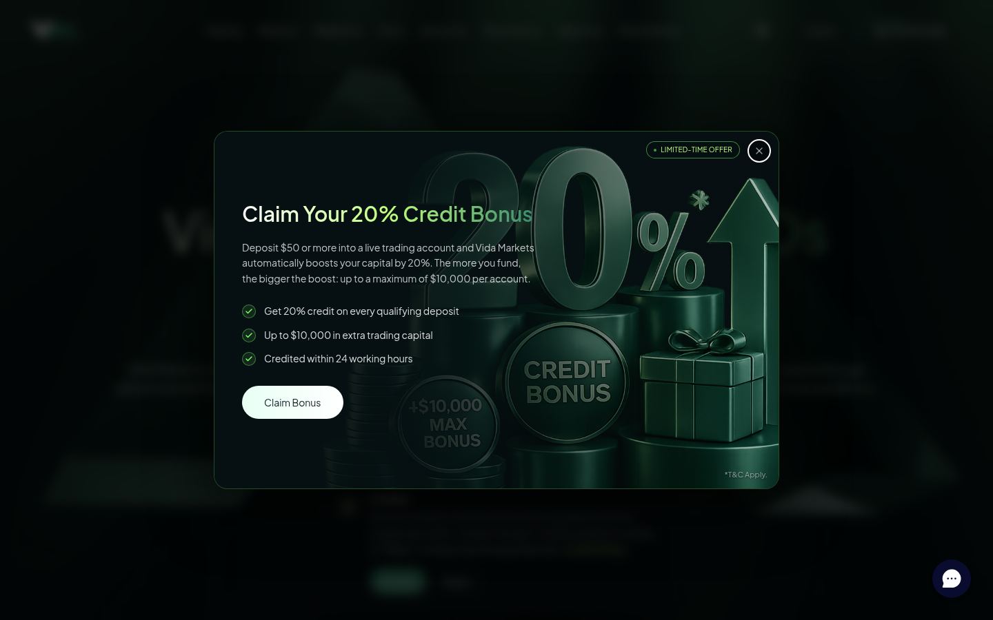 Vida Markets &middot; HOMEPAGE_SCREENSHOT