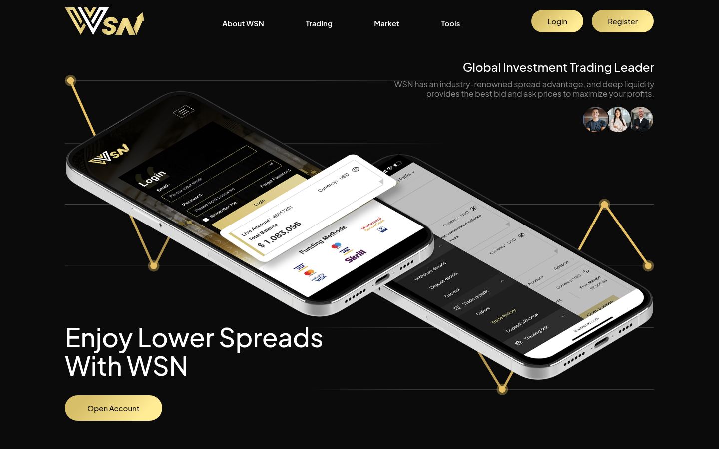 WSN Capital Markets &middot; HOMEPAGE_SCREENSHOT