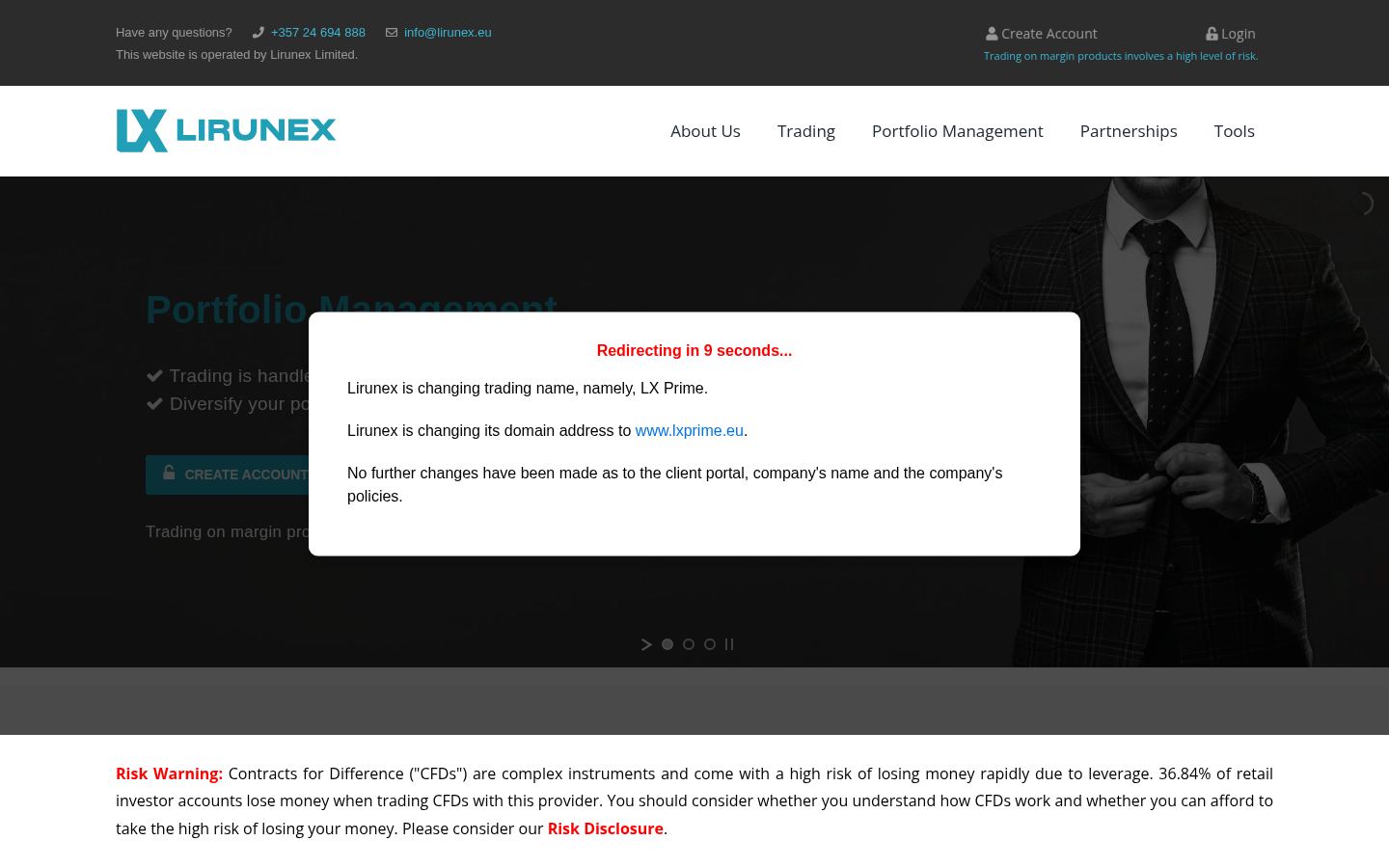 Lirunex · HOMEPAGE_SCREENSHOT