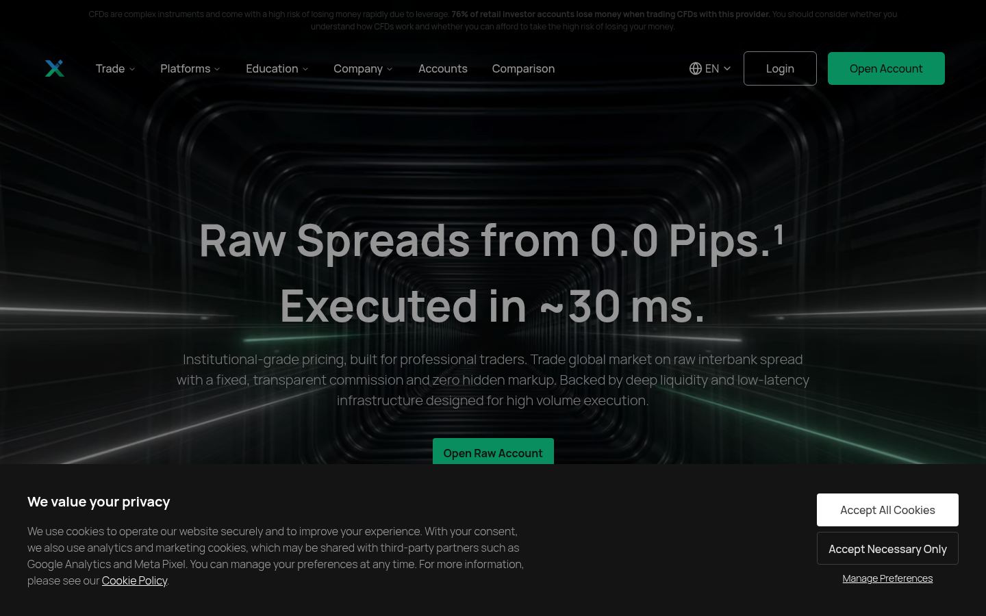 Iux Markets &middot; HOMEPAGE_SCREENSHOT