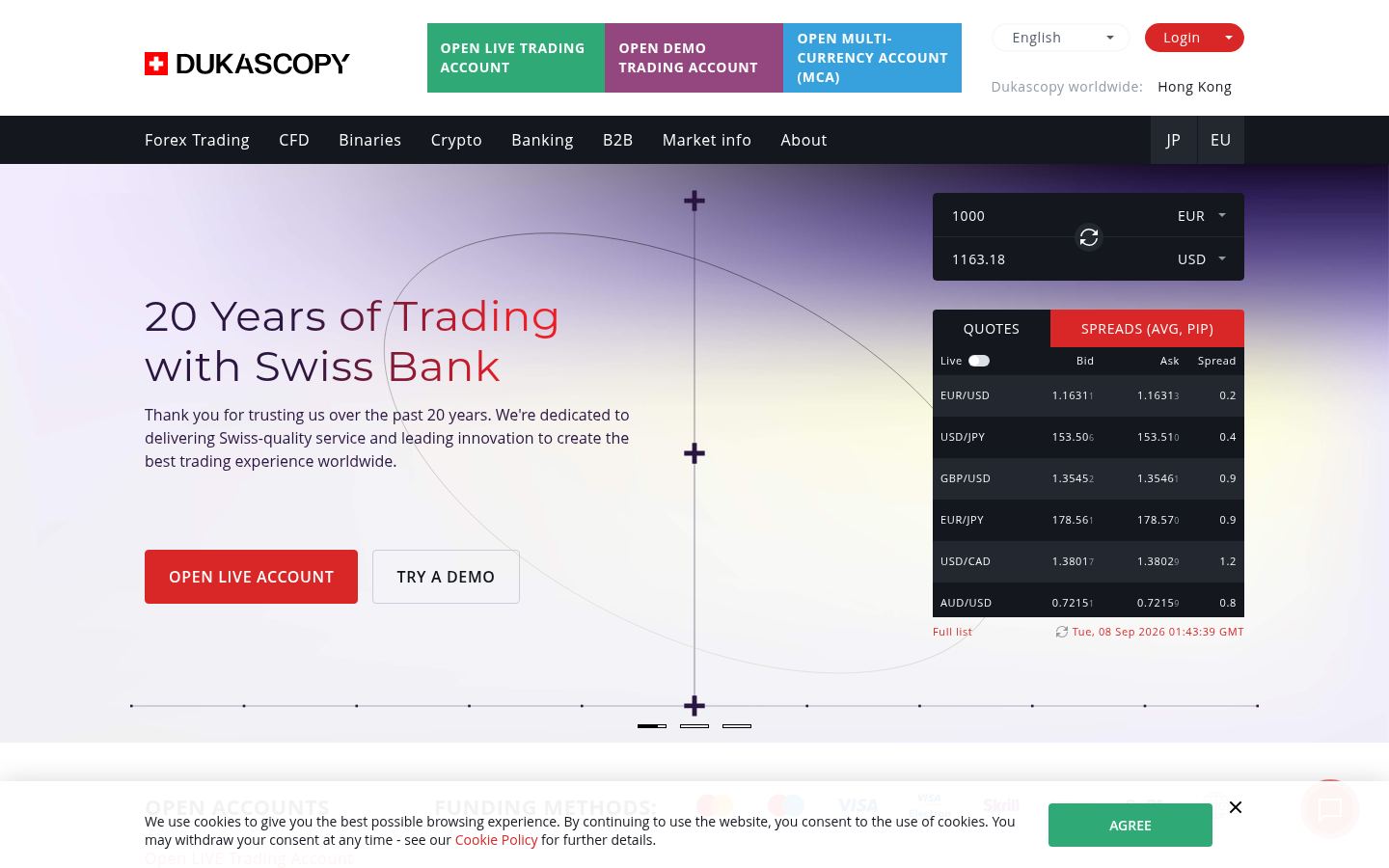Dukascopy &middot; снимок главной страницы (HOMEPAGE_SCREENSHOT)