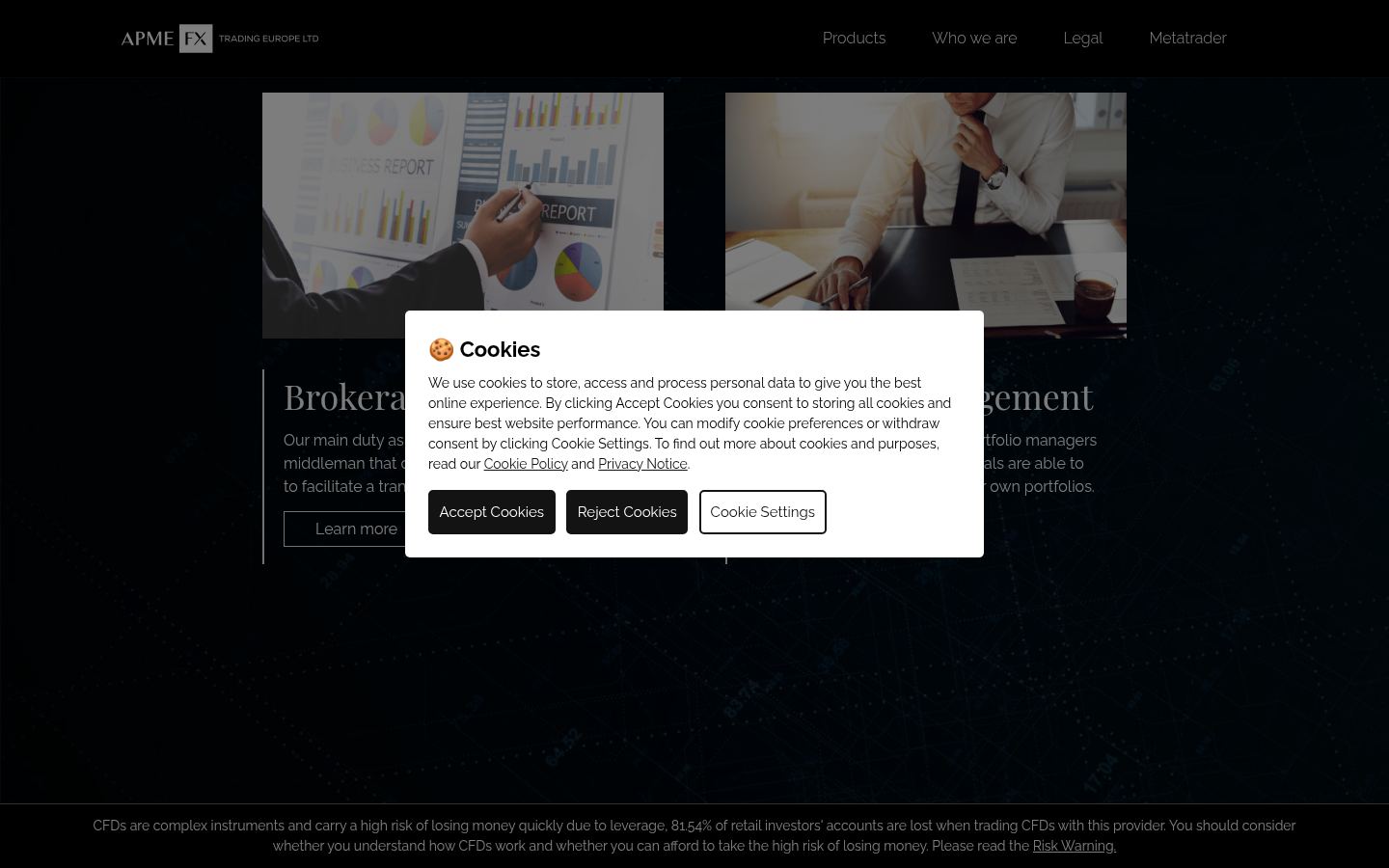 APME FX · HOMEPAGE_SCREENSHOT