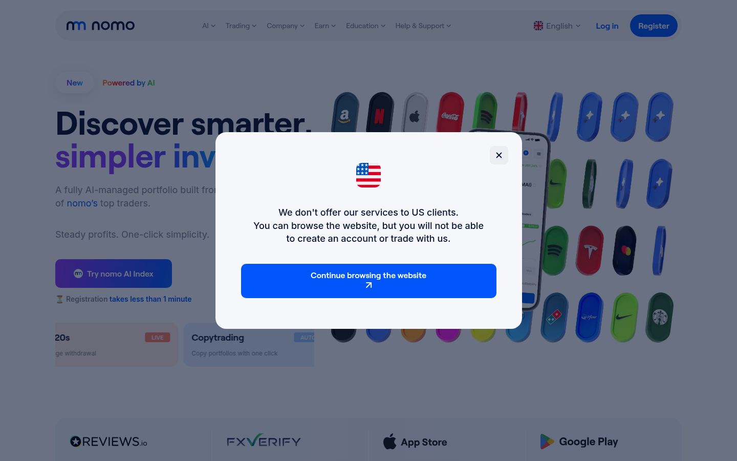 Nomo Trade &middot; HOMEPAGE_SCREENSHOT