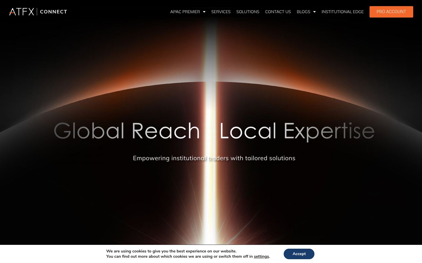 ATFX Connect &middot; HOMEPAGE_SCREENSHOT