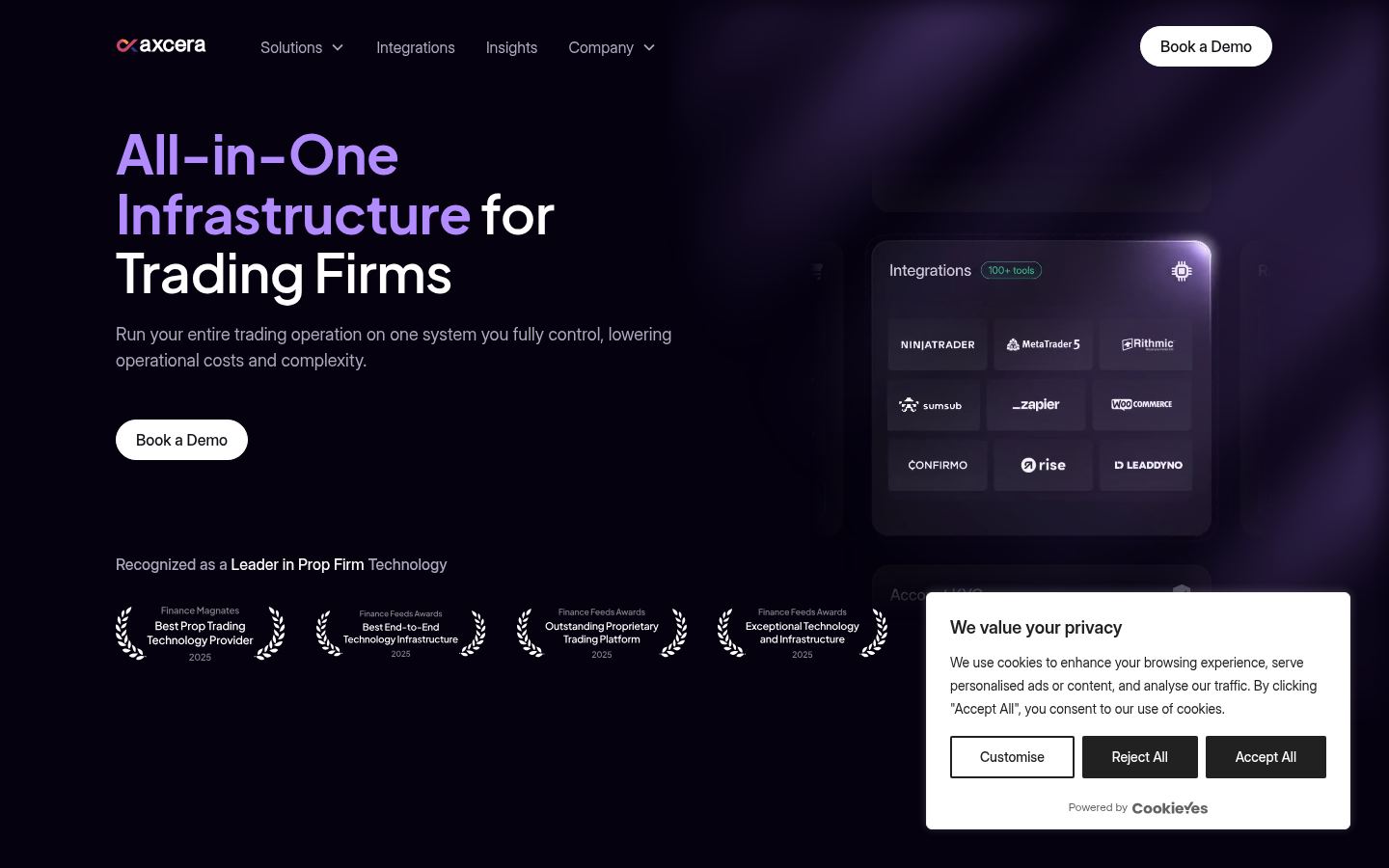 Axcera &middot; HOMEPAGE_SCREENSHOT