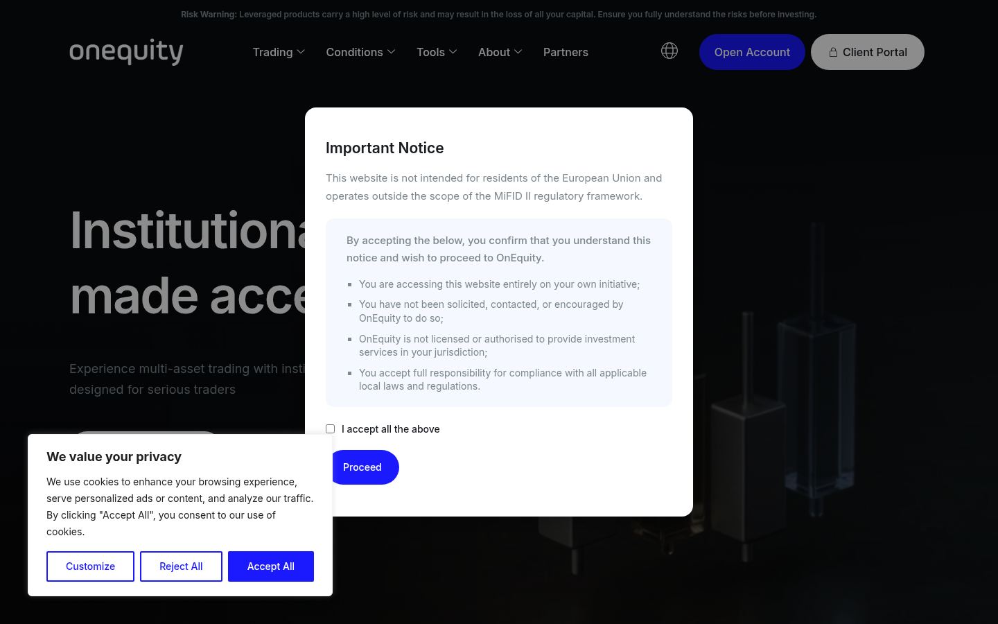 OnEquity &middot; HOMEPAGE_SCREENSHOT