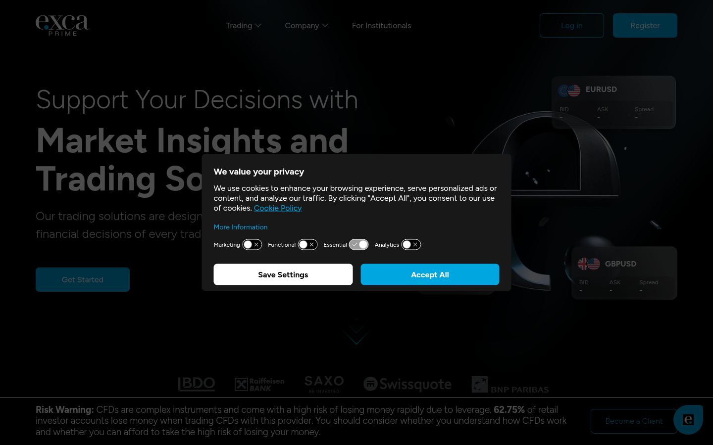 EXCA Prime &middot; HOMEPAGE_SCREENSHOT