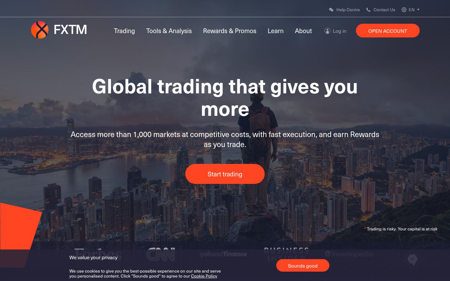 FXTM &middot; HOMEPAGE_SCREENSHOT