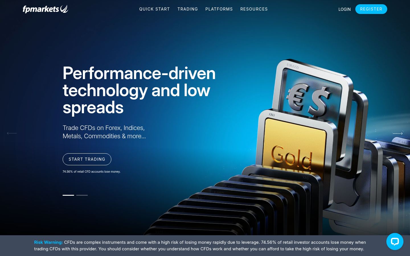 FP Markets &middot; HOMEPAGE_SCREENSHOT
