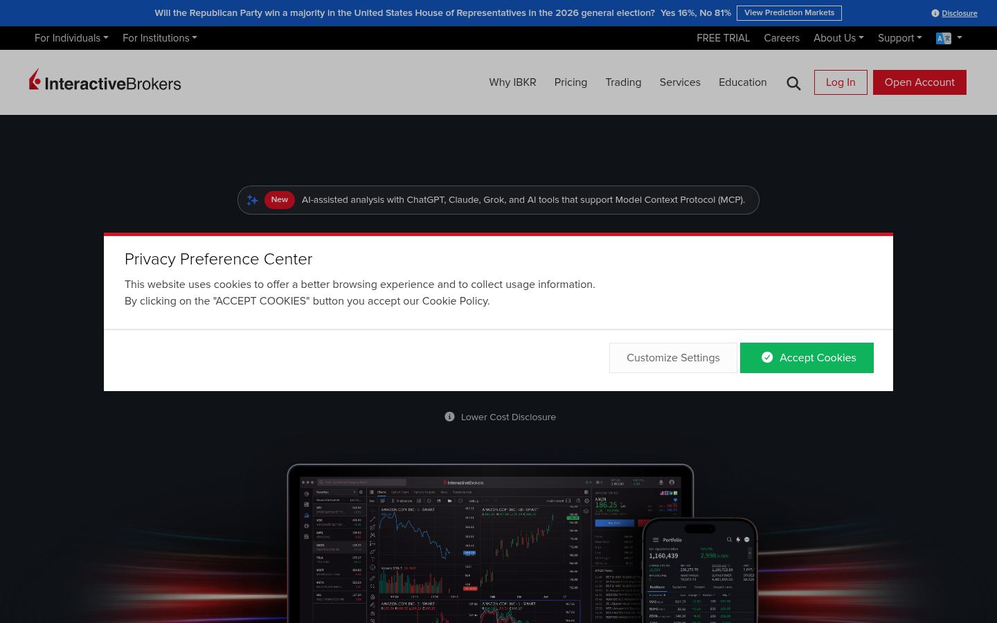 Interactive Brokers &middot; HOMEPAGE_SCREENSHOT