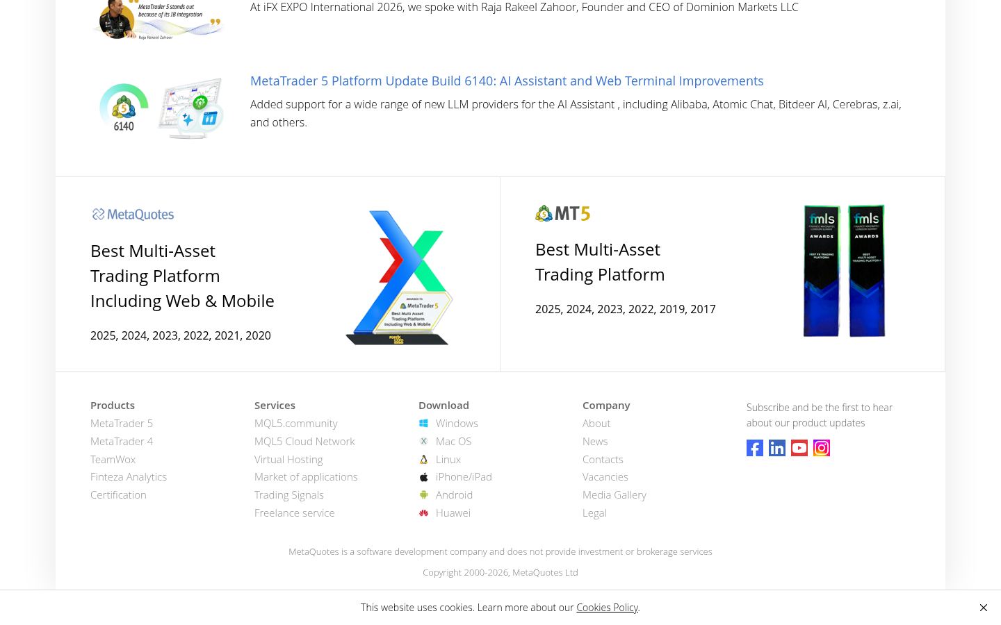 MetaQuotes &middot; HOMEPAGE_SCREENSHOT