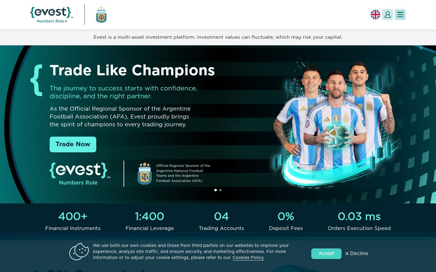 Evest · HOMEPAGE_SCREENSHOT