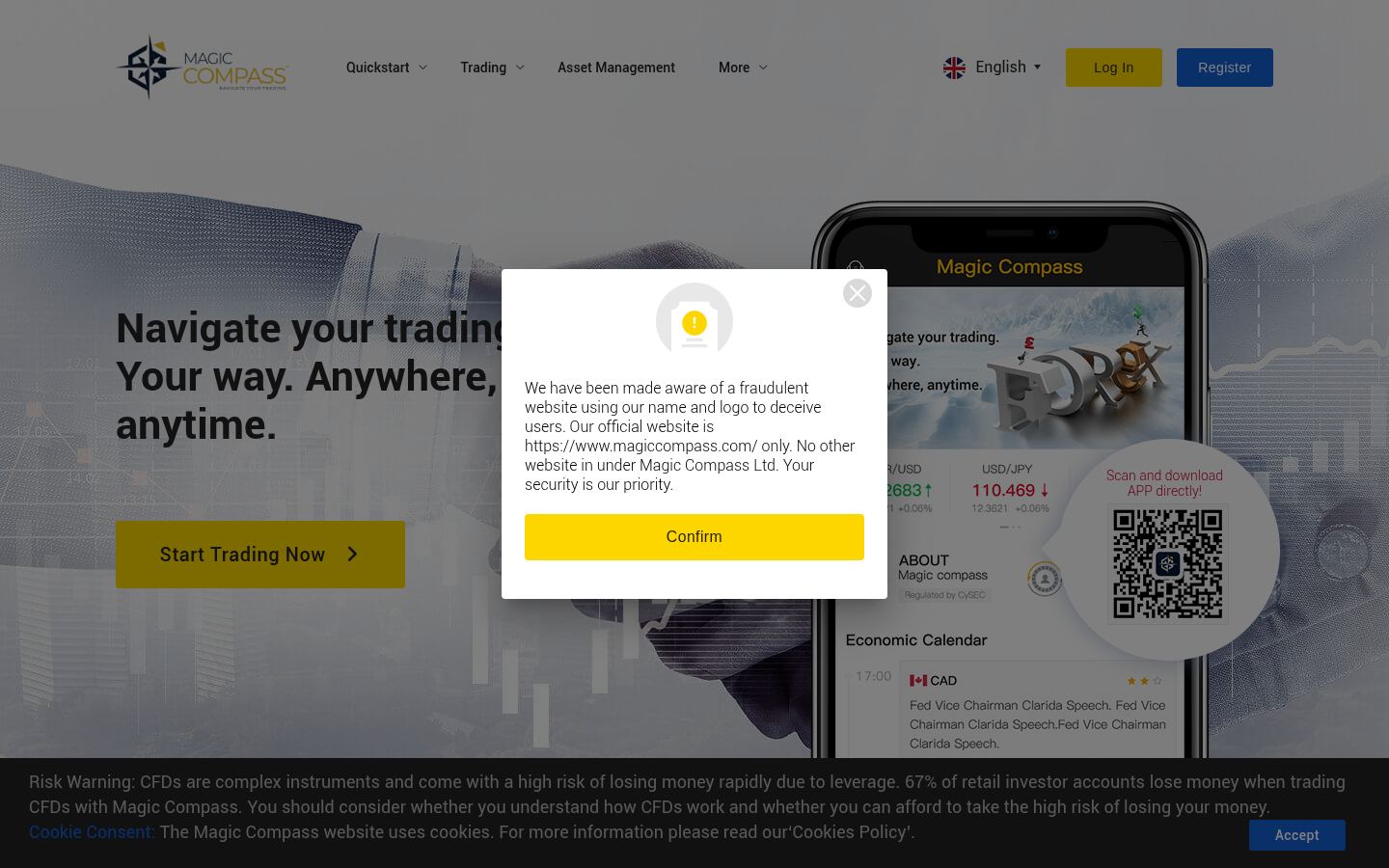 Magic Compass &middot; HOMEPAGE_SCREENSHOT