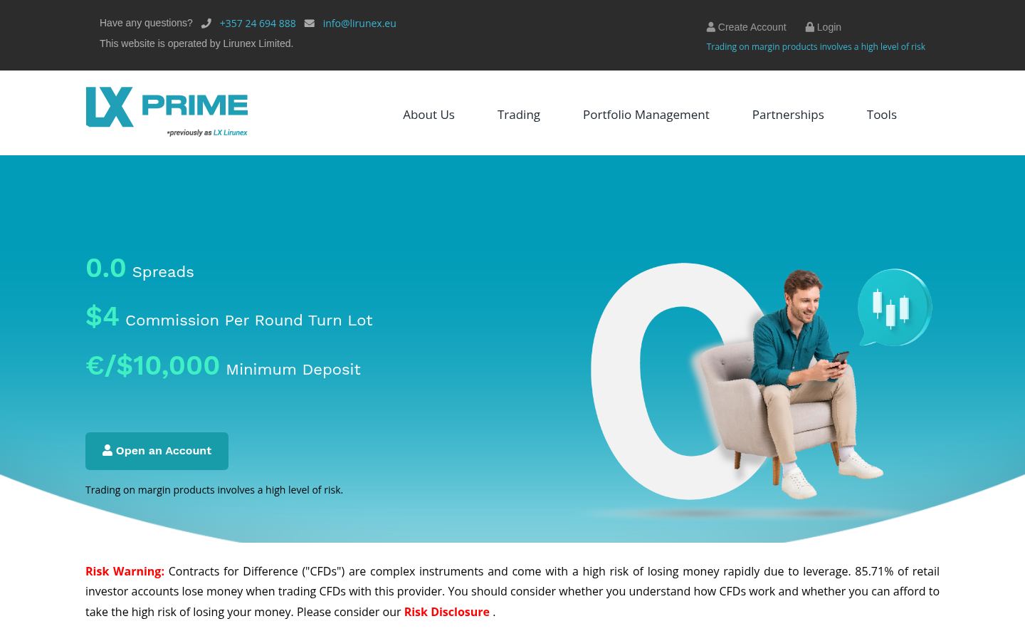 LX Prime &middot; HOMEPAGE_SCREENSHOT