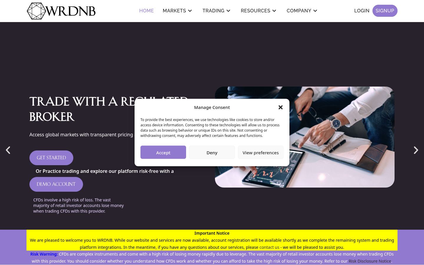 WRDNB &middot; HOMEPAGE_SCREENSHOT